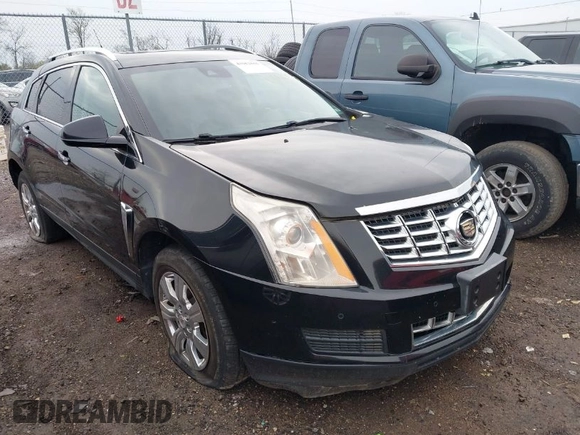 2014 Cadillac SRX Luxury Collection with VIN 3GYFNBE35ES569527, listed as a IAAI auction lot 41952555 with 152,978 mi miles and . Bid and sale history available at carsss.com. Image 1.