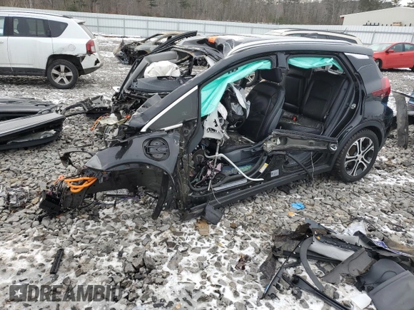 2021 Chevrolet Bolt EV Premier with VIN 1G1FZ6S06M4113619, listed as a Copart auction lot 88917905 with Not provided miles and Salvage title. Bid and sale history available at DreamBid. Image 1.