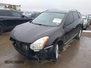 2013 Nissan Rogue S with VIN JN8AS5MT9DW030721, listed as a IAAI auction lot 41609857 with 143,024 mi miles. Bid and sale history available at carsss.com. Image 2.
