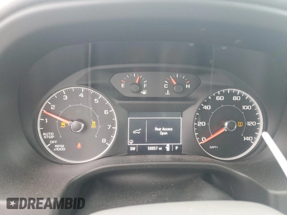 2018 GMC Acadia SLE with VIN 1GKKNKLA2JZ137727, listed as a Copart auction lot 52146765 with 58,857 mi miles and Salvage Title. Bid and sale history available at carsss.com. Image 9.