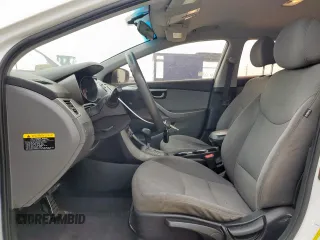 2013 Hyundai Elantra GLS with VIN 5NPDH4AE8DH435627, listed as a Copart auction lot 57332135 with 206,776 mi miles and Salvage title. Bid and sale history available at DreamBid. Image 7.