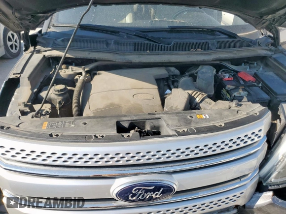 2014 Ford Explorer XLT with VIN 1FM5K7D84EGB94907, listed as a Copart auction lot 53026605 with 0 mi miles and Salvage Title. Bid and sale history available at carsss.com. Image 12.