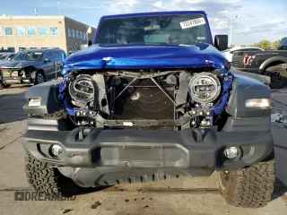 2020 Jeep Wrangler Unlimited Willys with VIN 1C4HJXDG0LW264742, listed as a Copart auction lot 73247804 with 31,745 mi miles and Salvage title. Bid and sale history available at DreamBid. Image 5.