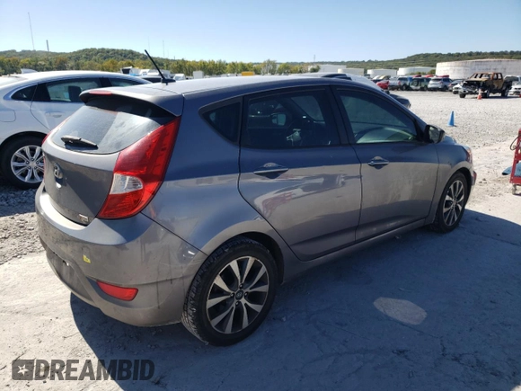 2015 Hyundai Accent Sport with VIN KMHCU5AE3FU233053, listed as a Copart auction lot 55346784 with 159,853 mi miles and Salvage Title. Bid and sale history available at carsss.com. Image 3.