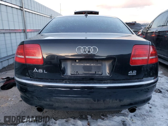 2010 Audi A8 z VIN WAURVAFA2AN006236, wystawiony jako Copart lot #88578205 z przebiegiem 224 467 mil mil oraz Czysty tytuł • Clean title. Historia ofert i sprzedaży dostępna na DreamBid. Obrazek 6.