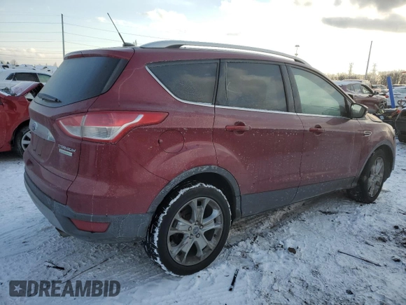 2016 Ford Escape Titanium with VIN 1FMCU0JX8GUB35321, listed as a Copart auction lot 87167904 with 57,030 mi miles and Clean Title. Bid and sale history available at carsss.com. Image 3.