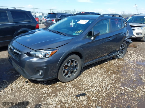 2020 Subaru Crosstrek Premium with VIN JF2GTAPC2L8245241, listed as a IAAI auction lot 42006581 with 99,410 mi miles. Bid and sale history available at carsss.com. Image 18.
