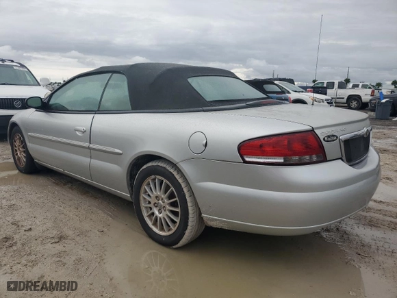 2004 Chrysler Sebring LXi with VIN 1C3EL55R14N117746, listed as a Copart auction lot 75170344 with 0 mi miles and Salvage Title. Bid and sale history available at carsss.com. Image 2.