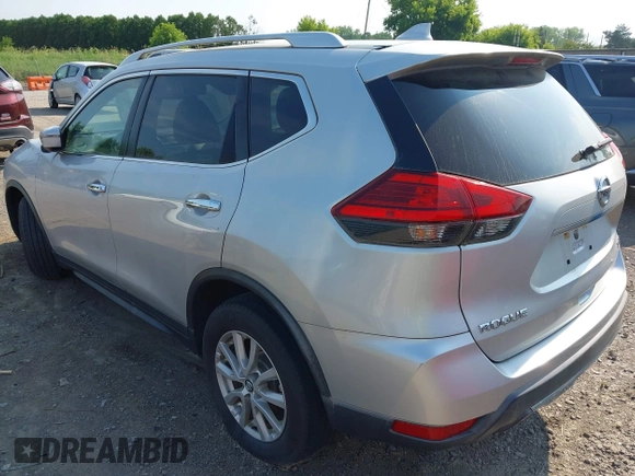 2017 Nissan Rogue S with VIN KNMAT2MV7HP552899, listed as a IAAI auction lot 42659454 with 129,620 mi miles and . Bid and sale history available at DreamBid. Image 3.