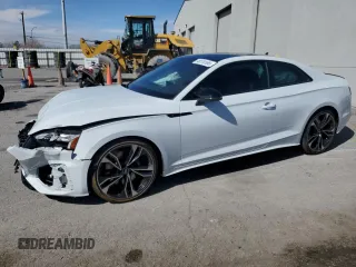 2024 Audi S5 Coupe Premium Plus with VIN WAUP4AF56RA011343, listed as a Copart auction lot 48170165 with 13,339 mi miles and Salvage Title. Bid and sale history available at carsss.com. Image 1.