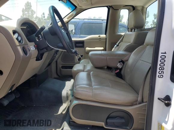 2008 Ford F-150 XL with VIN 1FTRF122X8KC43003, listed as a Copart auction lot 58430755 with 137,378 mi miles and Clean title. Bid and sale history available at DreamBid. Image 7.