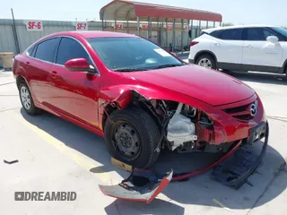 2012 Mazda 6 i Sport with VIN 1YVHZ8BH1C5M33709, listed as a IAAI auction lot 41811495 with 88,479 mi miles. Bid and sale history available at carsss.com. Image 1.