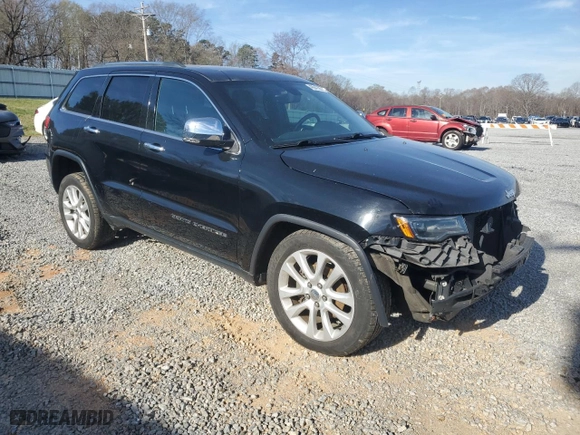 2017 Jeep Grand Cherokee Limited with VIN 1C4RJFBG8HC646480, listed as a Copart auction lot 48947385 with 83,086 mi miles and Salvage Title. Bid and sale history available at carsss.com. Image 4.