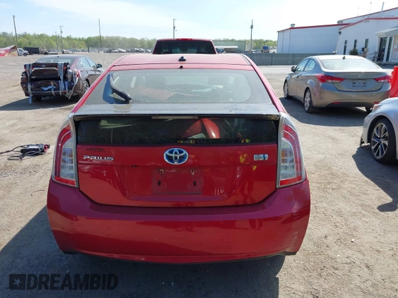 2013 Toyota Prius One with VIN JTDKN3DU5D0355406, listed as a IAAI auction lot 42091467 with 136,356 mi miles. Bid and sale history available at carsss.com. Image 17.