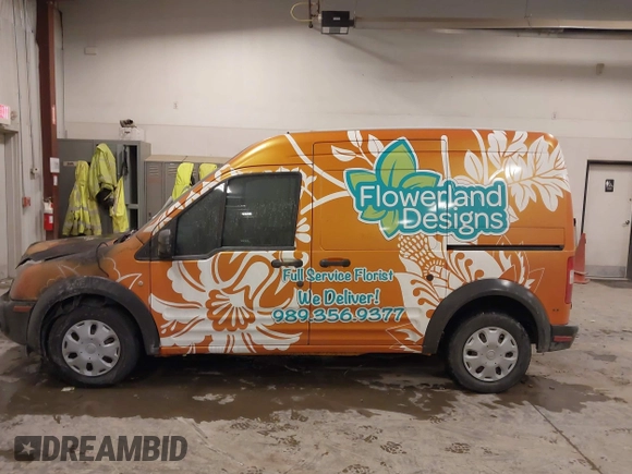 2011 Ford Transit Connect XLT with VIN NM0LS7DN8BT047443, listed as a IAAI auction lot 41355033 with Not provided miles and . Bid and sale history available at DreamBid. Image 13.