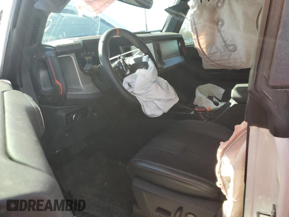 2023 Ford Bronco Raptor with VIN 1FMEE5JRXPLC05041, listed as a Copart auction lot 52328385 with 5,458 mi miles and Clean title. Bid and sale history available at DreamBid. Image 7.