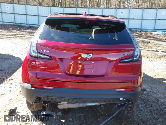 2019 Cadillac XT4 AWD Sport with VIN 1GYFZFR45KF166758, listed as a IAAI auction lot 41275920 with 78,972 mi miles. Bid and sale history available at carsss.com. Image 15.