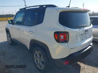2020 Jeep Renegade Limited with VIN ZACNJBD14LPL93837, listed as a IAAI auction lot 42432713 with 60,650 mi miles and . Bid and sale history available at DreamBid. Image 3.