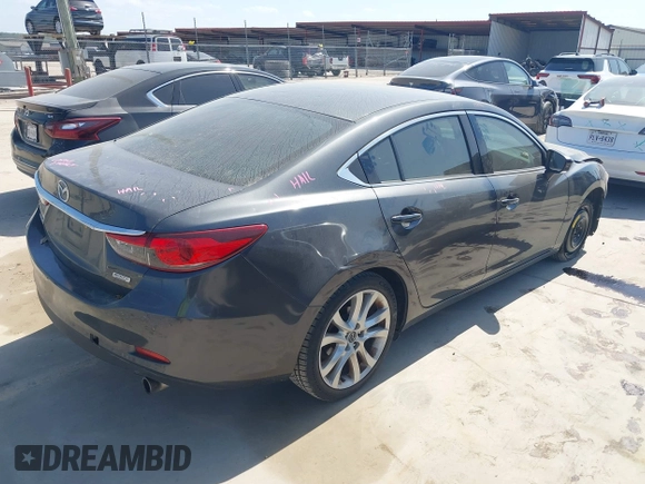 2014 Mazda 6 i Touring with VIN JM1GJ1V55E1105379, listed as a IAAI auction lot 42010585 with 153,870 mi miles and . Bid and sale history available at DreamBid. Image 4.