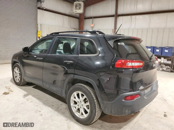2015 Jeep Cherokee Sport with VIN 1C4PJLAB0FW782576, listed as a Copart auction lot 41971945 with 148,520 mi miles and Salvage Title. Bid and sale history available at carsss.com. Image 2.