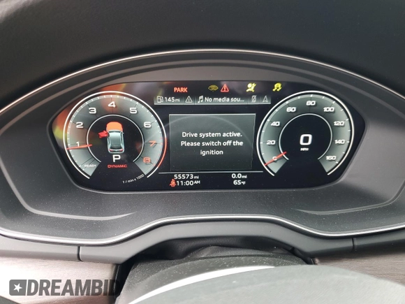 2021 Audi Q5 Prestige with VIN WA1CAAFY3M2062221, listed as a Copart auction lot 55538025 with 55,573 mi miles and Salvage title. Bid and sale history available at DreamBid. Image 9.