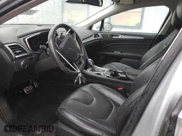 2015 Ford Fusion Titanium with VIN 3FA6P0D94FR158242, listed as a Copart auction lot 52096495 with 98,054 mi miles and Salvage Title. Bid and sale history available at carsss.com. Image 7.
