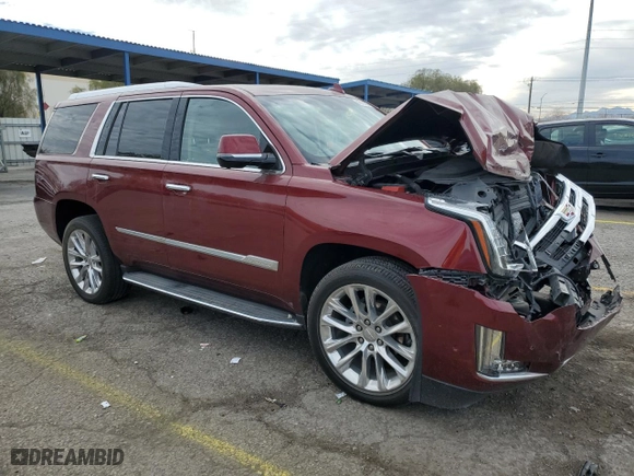 2018 Cadillac Escalade Luxury with VIN 1GYS4BKJ2JR159060, listed as a Copart auction lot 46138345 with 53,874 mi miles and Salvage Title. Bid and sale history available at carsss.com. Image 4.