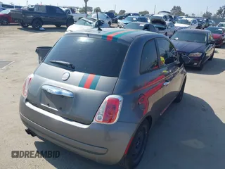 2012 FIAT 500 Pop with VIN 3C3CFFAR5CT303797, listed as a IAAI auction lot 42606833 with 128,973 mi miles and . Bid and sale history available at DreamBid. Image 4.