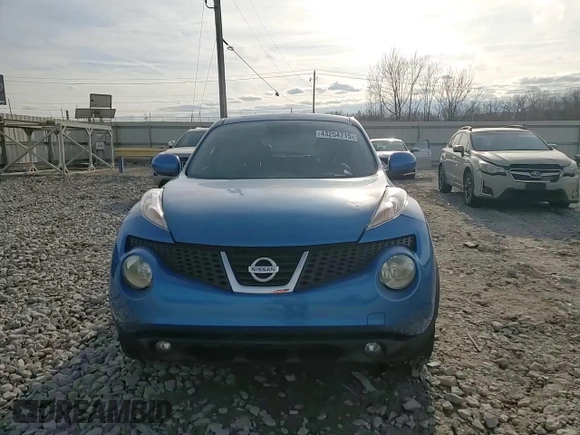 2011 Nissan Juke SL with VIN JN8AF5MV5BT010132, listed as a Copart auction lot 43254715 with 135,275 mi miles and Salvage Title. Bid and sale history available at carsss.com. Image 10.