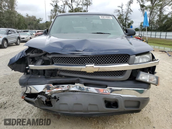 2005 Chevrolet Silverado 1500 LS with VIN 2GCEC19V351362384, listed as a Copart auction lot 45814565 with 78,348 mi miles and Salvage Title. Bid and sale history available at DreamBid. Image 5.