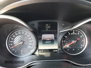 2018 Mercedes-Benz C 43 AMG with VIN 55SWF6EB4JU256519, listed as a Copart auction lot 63556254 with 66,677 mi miles and Salvage Title. Bid and sale history available at carsss.com. Image 9.