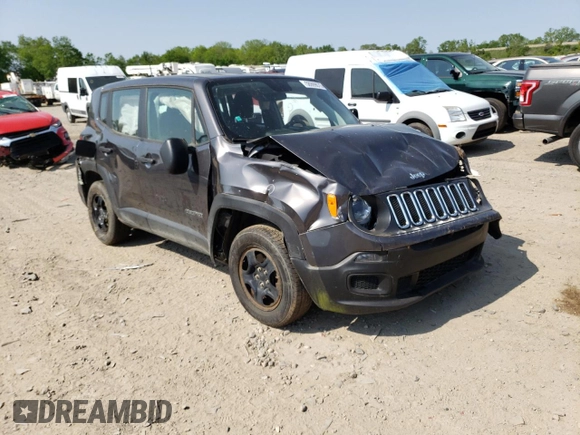 2018 Jeep Renegade Sport с VIN ZACCJBAB1JPH92936, выставлен на аукционе Copart как лот 58999075 с пробегом 38 734 миль миль и Чистый • Clean title. История ставок и продаж доступна на DreamBid. Изображение 4.