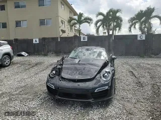 2015 Porsche 911 Turbo S with VIN WP0AD2A94FS166536, listed as a Copart auction lot 71944844 with 9,222 mi miles and Salvage Title. Bid and sale history available at carsss.com. Image 10.