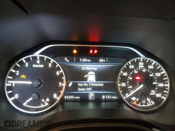 2021 Nissan Maxima SV with VIN 1N4AA6CV3MC509621, listed as a Copart auction lot 50556985 with 83,205 mi miles and Salvage title. Bid and sale history available at DreamBid. Image 9.