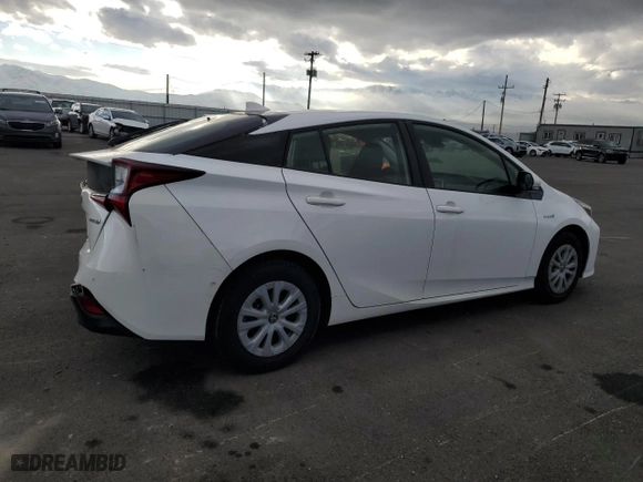 2019 Toyota Prius L Eco with VIN JTDKARFU6K3074769, listed as a Copart auction lot 89155335 with 64,507 mi miles and Salvage Title. Bid and sale history available at carsss.com. Image 3.