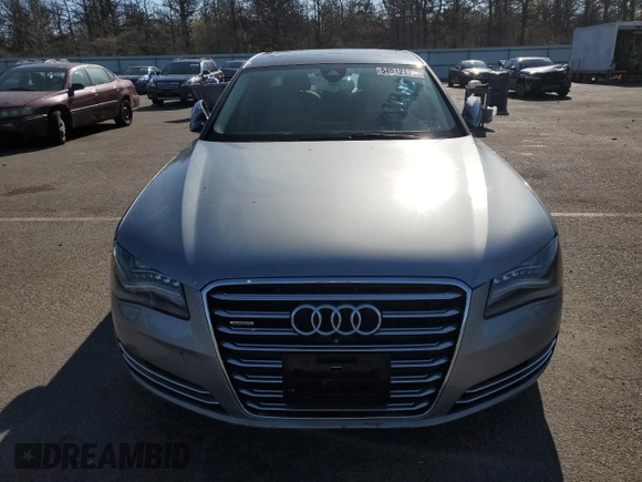 2013 Audi A8 L 3.0L with VIN WAURGAFDXDN029613, listed as a Copart auction lot 54912115 with 105,940 mi miles and Clean Title. Bid and sale history available at carsss.com. Image 5.