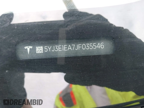 2018 Tesla Model 3 Long Range Battery z VIN 5YJ3E1EA7JF035546, wystawiony jako IAAI lot #42064239 z przebiegiem 113 210 mil mil oraz . Historia ofert i sprzedaży dostępna na DreamBid. Obrazek 9.