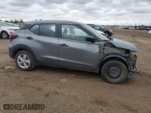 2023 Nissan Kicks S z VIN 3N1CP5BV9PL528439, wystawiony jako Copart lot #57608865 z przebiegiem 47 696 mil mil oraz Szkoda całkowita • Salvage title. Historia ofert i sprzedaży dostępna na DreamBid. Obrazek 4.