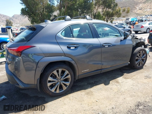2022 Lexus UX 250h F Sport with VIN JTHE9JBHXN2057109, listed as a IAAI auction lot 42265432 with 76,822 mi miles and . Bid and sale history available at DreamBid. Image 4.