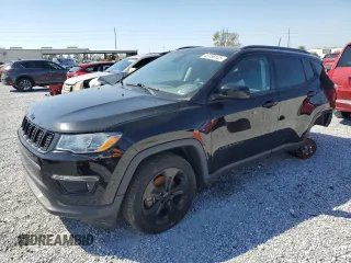 2020 Jeep Compass Latitude with VIN 3C4NJDBB8LT168369, listed as a Copart auction lot 46786145 with 49,255 mi miles and Salvage Title. Bid and sale history available at carsss.com. Image 1.