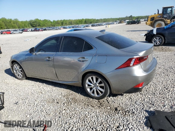 2015 Lexus IS 250 with VIN JTHBF1D27F5077712, listed as a Copart auction lot 52624375 with 135,980 mi miles and Salvage Title. Bid and sale history available at carsss.com. Image 2.