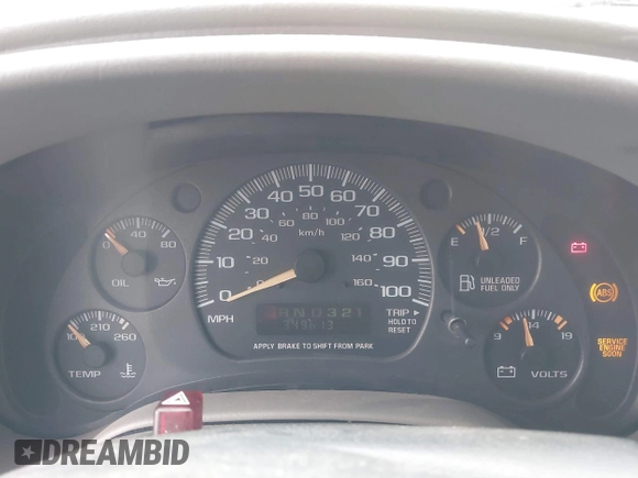 2002 Chevrolet Astro with VIN 1GNDM19X02B153455, listed as a IAAI auction lot 41462588 with 349,613 mi miles. Bid and sale history available at carsss.com. Image 7.