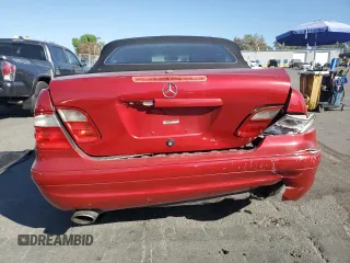 2002 Mercedes-Benz CLK 320/430 with VIN WDBLK70GX2T114066, listed as a Copart auction lot 80691004 with 193,434 mi miles and Salvage Title. Bid and sale history available at DreamBid. Image 6.