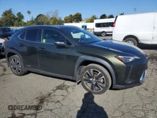2021 Lexus UX 250h with VIN JTHX9JBH3M2044970, listed as a Copart auction lot 51663195 with 75,931 mi miles and Salvage title. Bid and sale history available at DreamBid. Image 4.