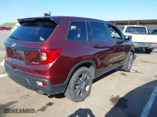 2021 Honda Passport EX-L with VIN 5FNYF8H5XMB007951, listed as a IAAI auction lot 41776701 with 41,253 mi miles. Bid and sale history available at carsss.com. Image 4.
