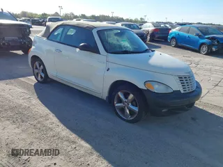 2005 Chrysler PT Cruiser GT with VIN 3C3AY75S45T362251, listed as a IAAI auction lot 41706524 with 108,927 mi miles. Bid and sale history available at carsss.com. Image 1.