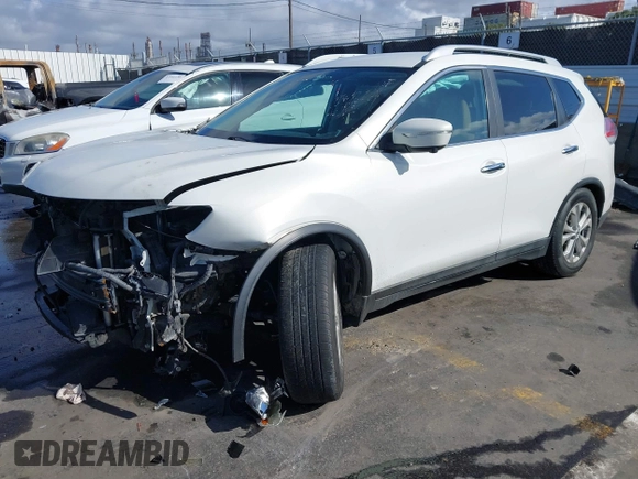 2014 Nissan Rogue SL with VIN 5N1AT2MV5EC815518, listed as a IAAI auction lot 41538697 with 1 mi miles. Bid and sale history available at carsss.com. Image 2.