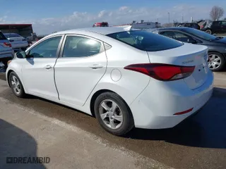2015 Hyundai Elantra SE with VIN 5NPDH4AE3FH575474, listed as a IAAI auction lot 41738344 with 98,249 mi miles. Bid and sale history available at carsss.com. Image 3.