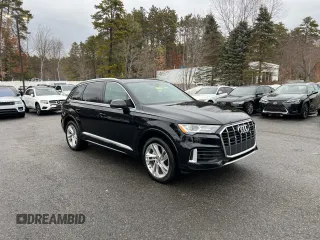 2020 Audi Q7 Premium z VIN WA1AXAF70LD003658, wystawiony jako Copart lot #48668495 z przebiegiem 88 618 mil mil oraz Czysty tytuł • Clean title. Historia ofert i sprzedaży dostępna na DreamBid. Obrazek 2.