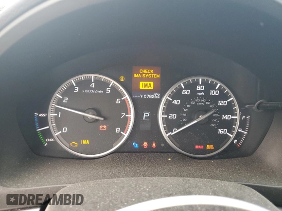 2013 Acura ILX Hybrid Technology with VIN 19VDE3F73DE300985, listed as a Copart auction lot 55456415 with 78,264 mi miles and Clean Title. Bid and sale history available at DreamBid. Image 9.